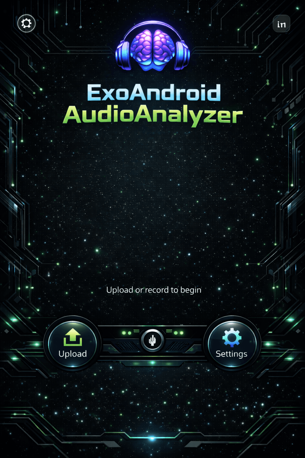 ExoAndroidAudioAnalyzer interface preview